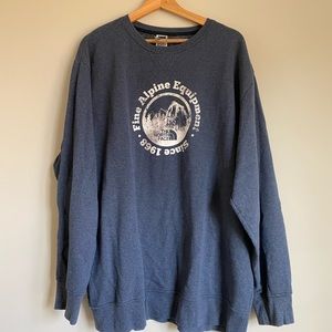 North Face Men’s XXL Blue Sweatshirt